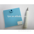 2016 Reusable silicone memo pad/rewritable silicone memo pad for school and office